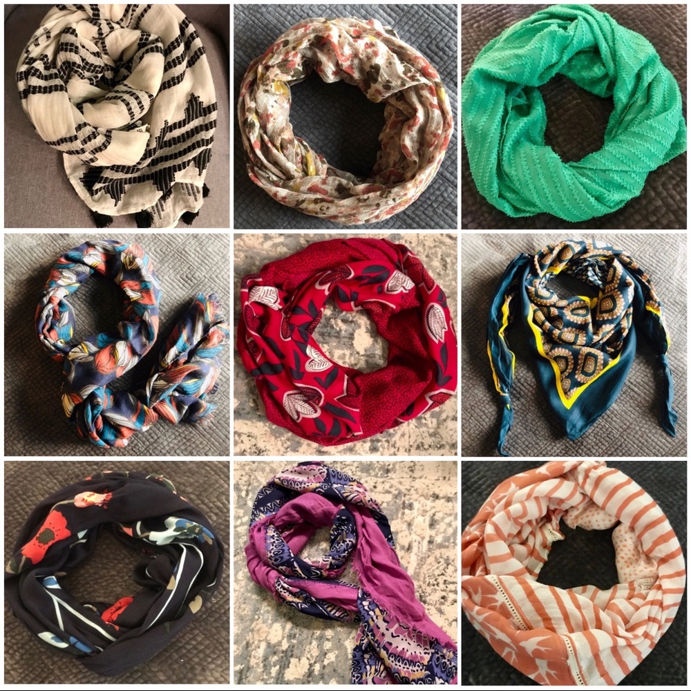 10 Scarves Bundle 🛍 Various Brands 🛍